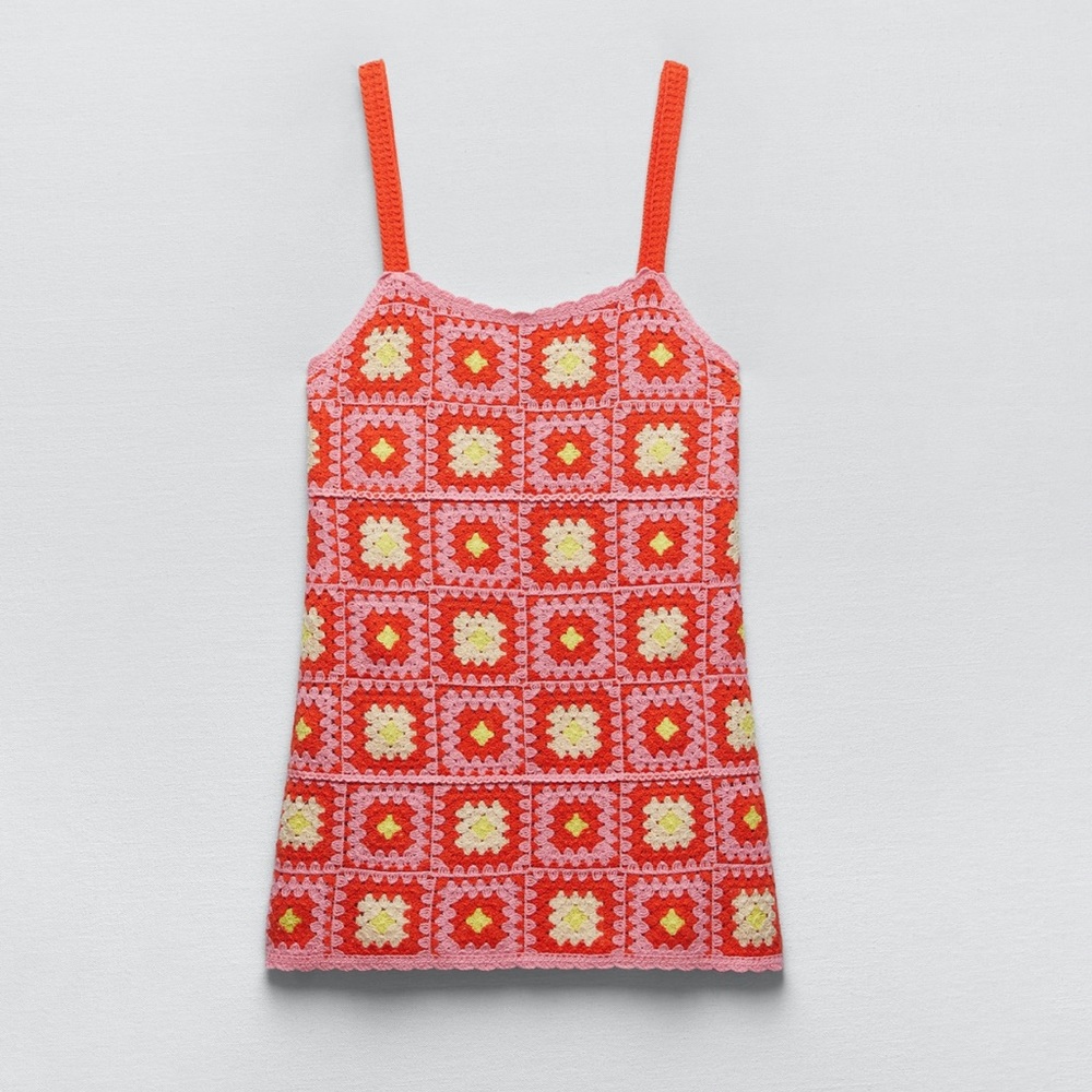 Zara CROCHET DRESS - Picture 2 of 16